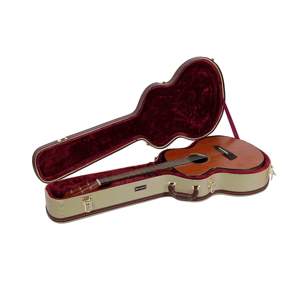 Amazon.com: Crossrock Hardshell Arch Top wood case fits OM